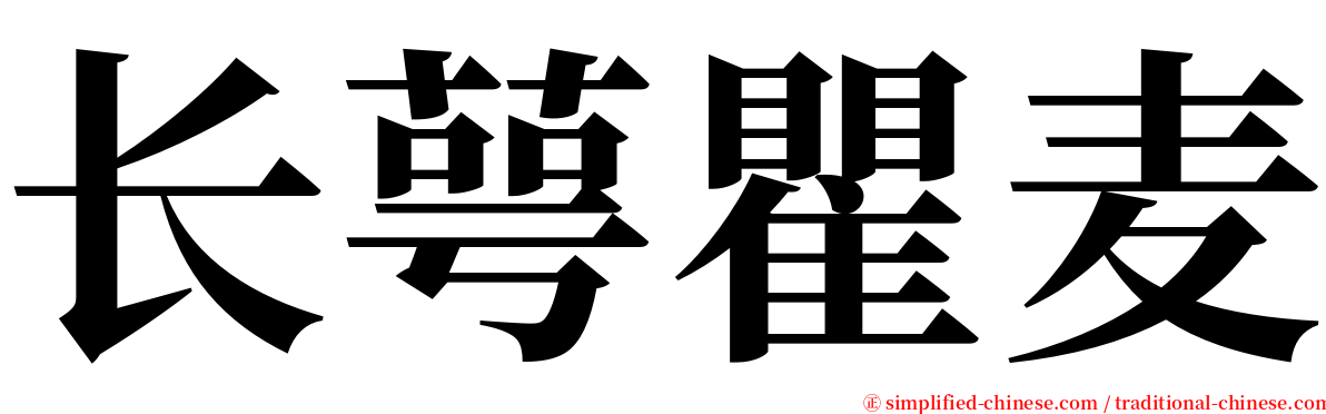 长萼瞿麦 serif font