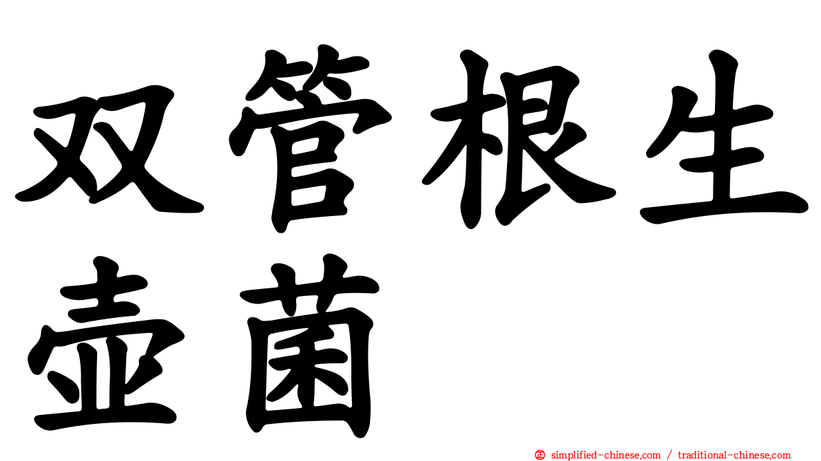 双管根生壶菌