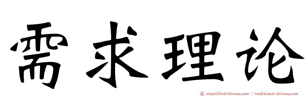 需求理论