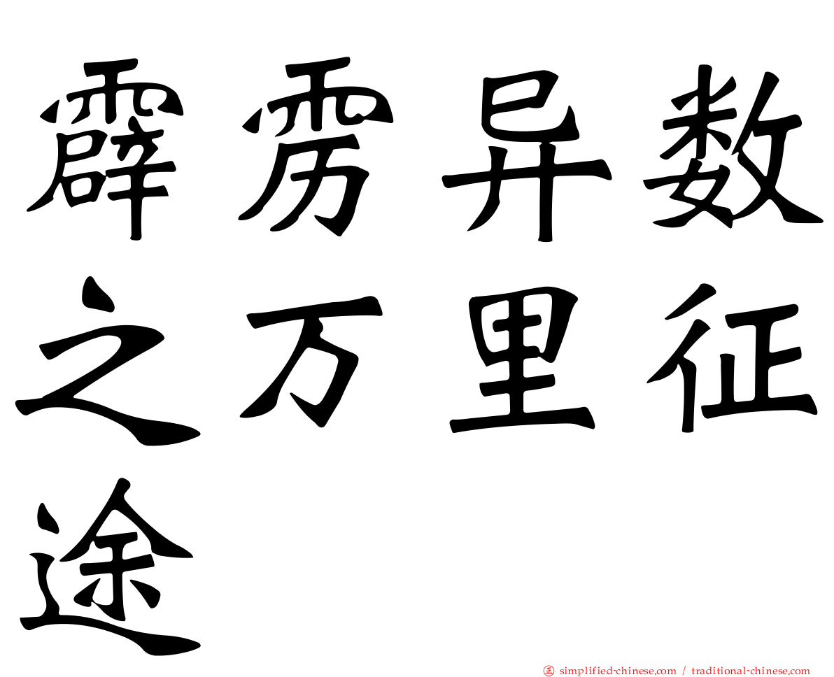 霹雳异数之万里征途