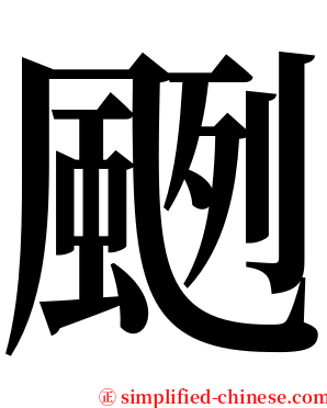 颲 serif font