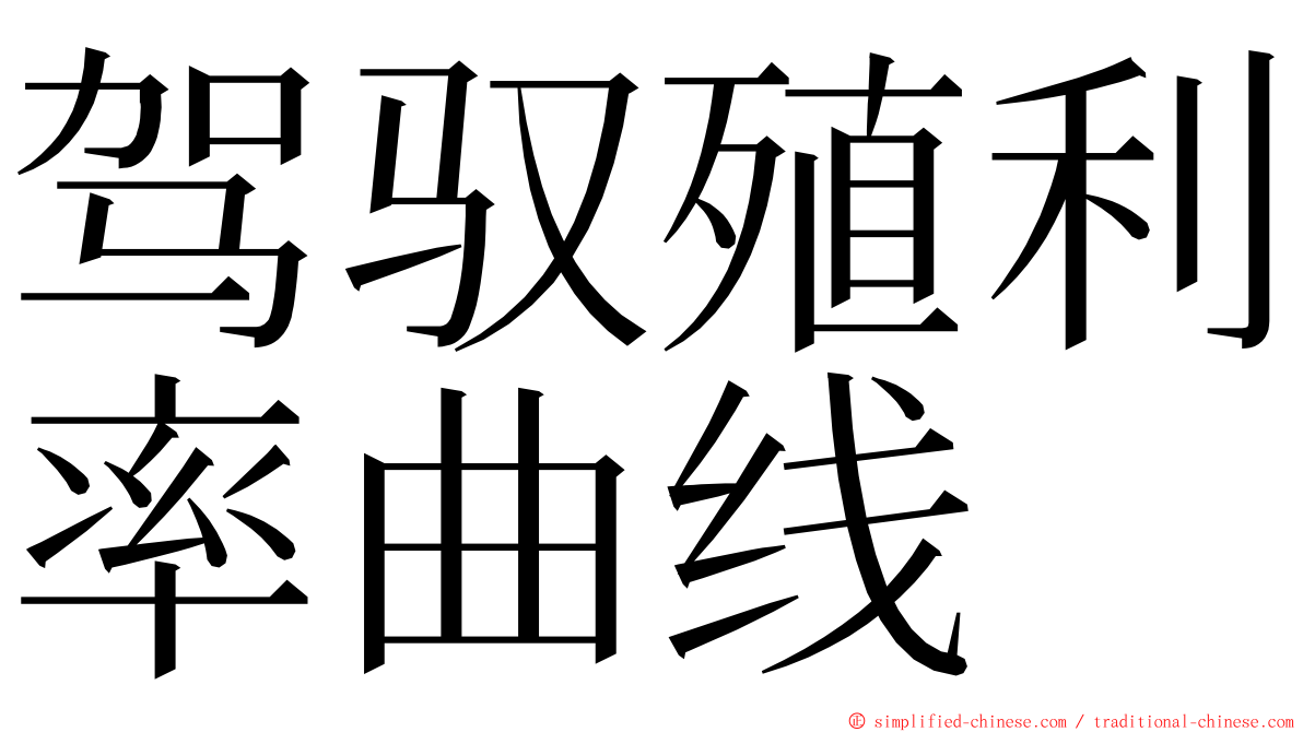 驾驭殖利率曲线 ming font