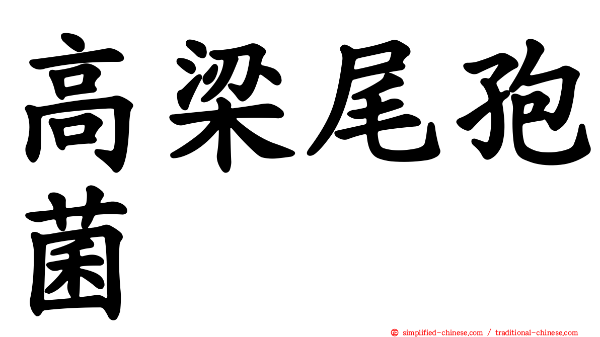 高梁尾孢菌