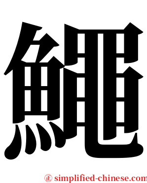 鱦 serif font