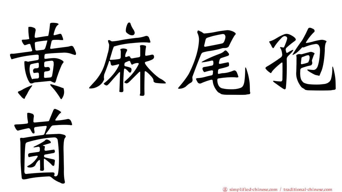 黄麻尾孢菌