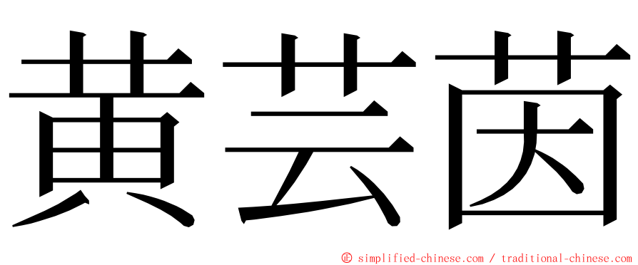 黄芸茵 ming font