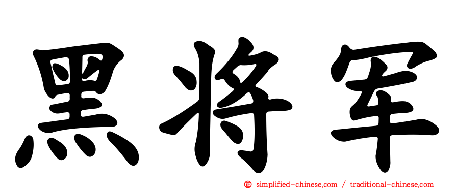 黑将军