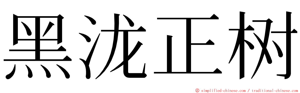 黑泷正树 ming font