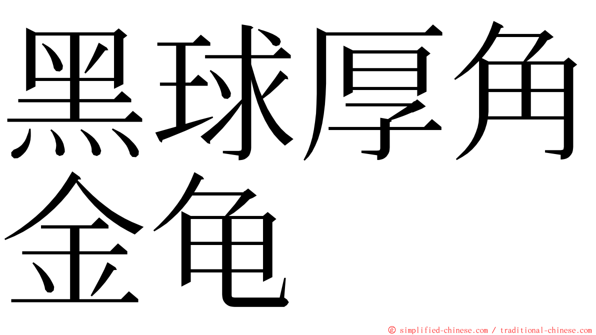 黑球厚角金龟 ming font